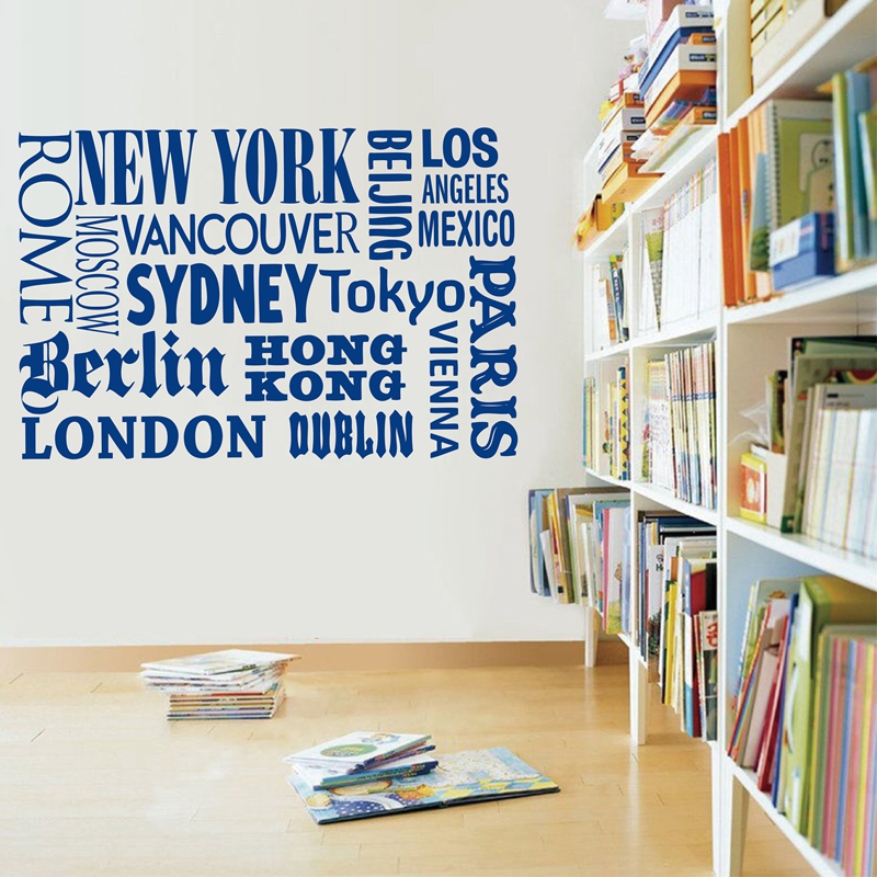 Нью-Йорк, Лондон, Париж, цитат – обзор и цена Home Decor London