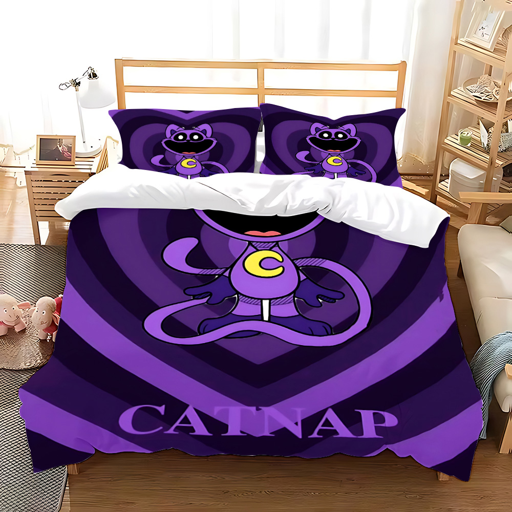 3d Print Game CatNap X DogDay  – обзор и цена Decorative Throw Pillow
