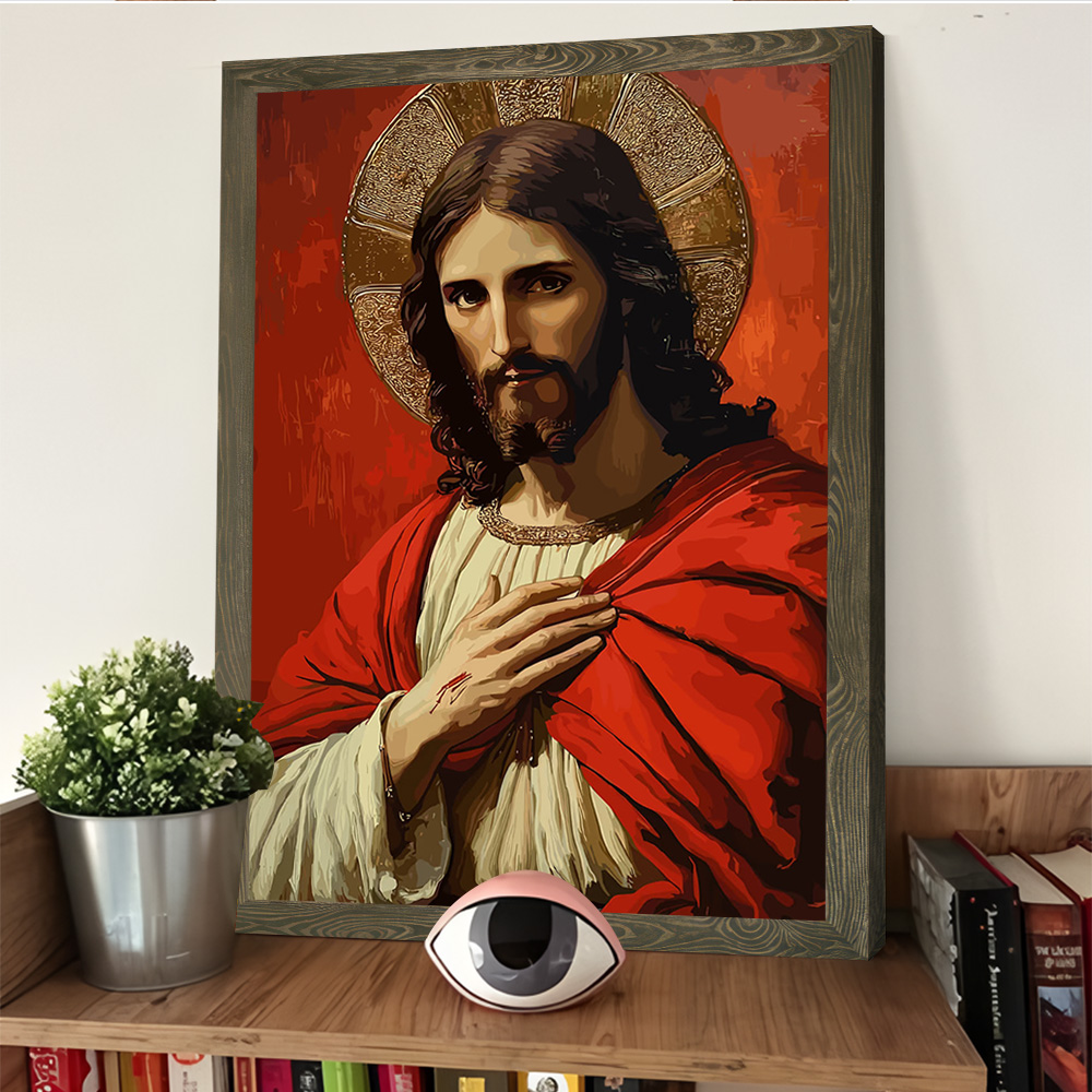 Портрет Иисуса Христа с ореоло – обзор и цена Home Decor Jesus