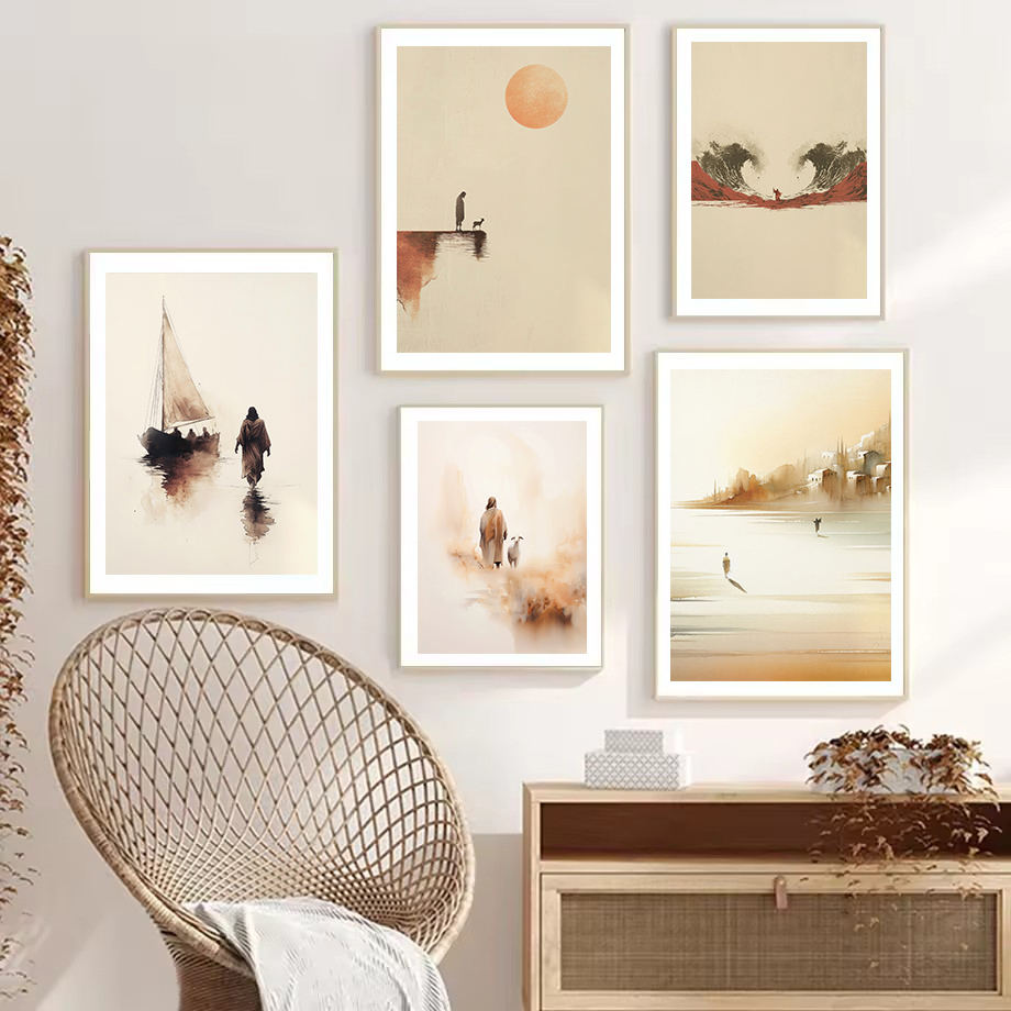 Акварельные листья Иисуса 99,  – обзор и цена Home Decor Jesus