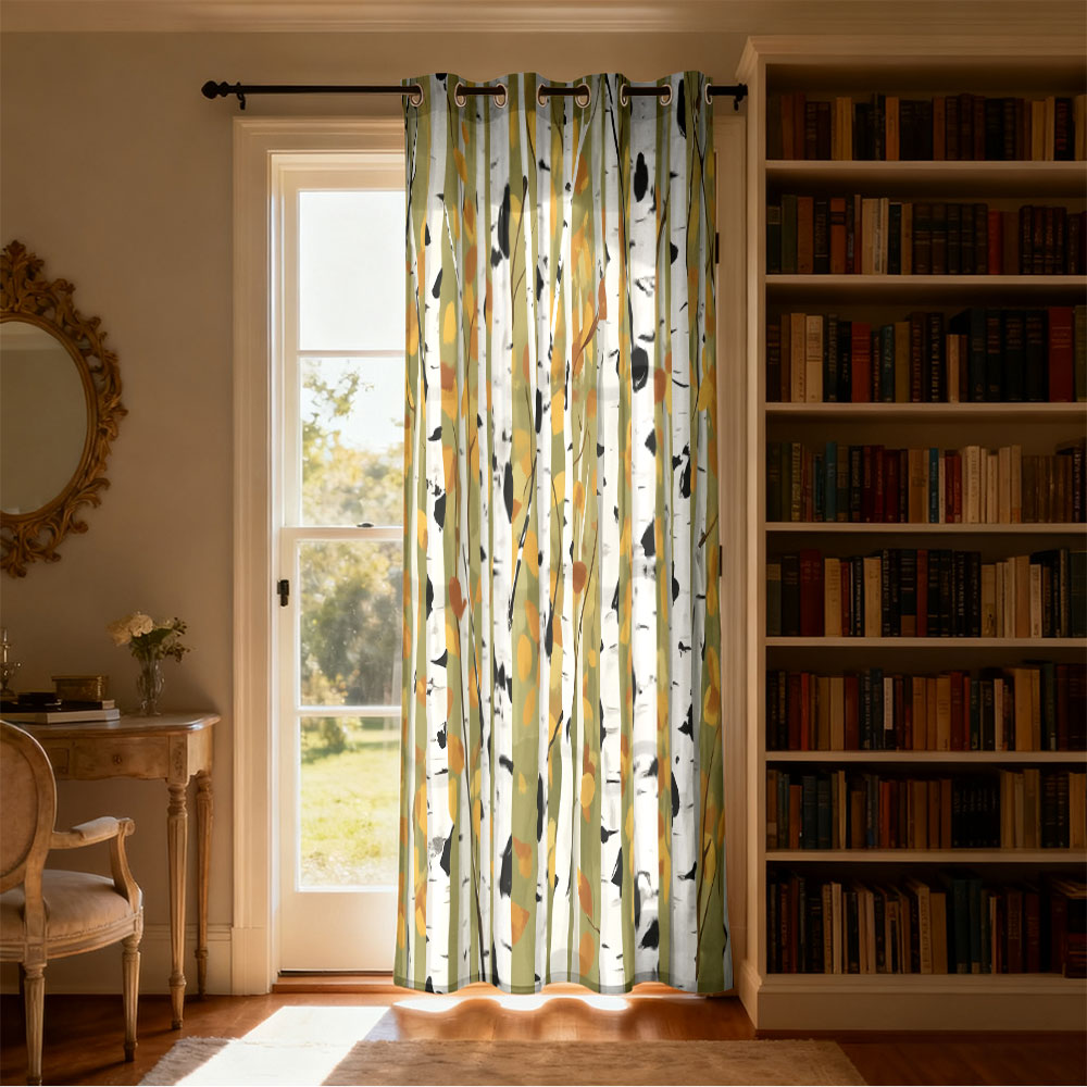 1 шт. осенняя штора с принтом  – обзор и цена Home Decor Curtain