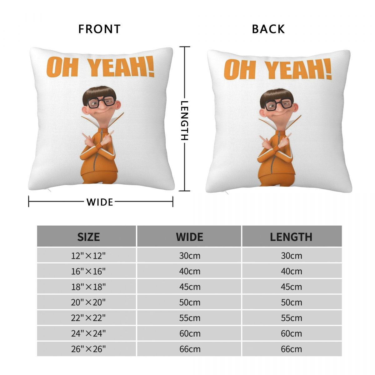 Квадратная наволочка Oh Yeah V – обзор и цена Home Decor Vector