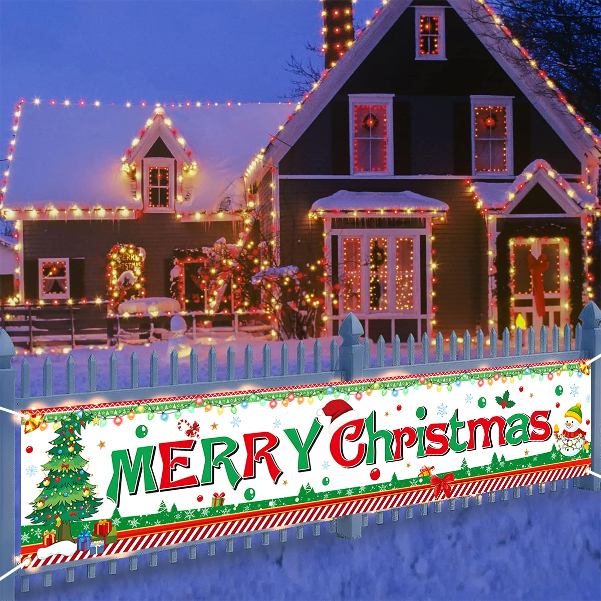 Рождественский елочный баннер, – обзор и цена Home Decor Xmas Gifts