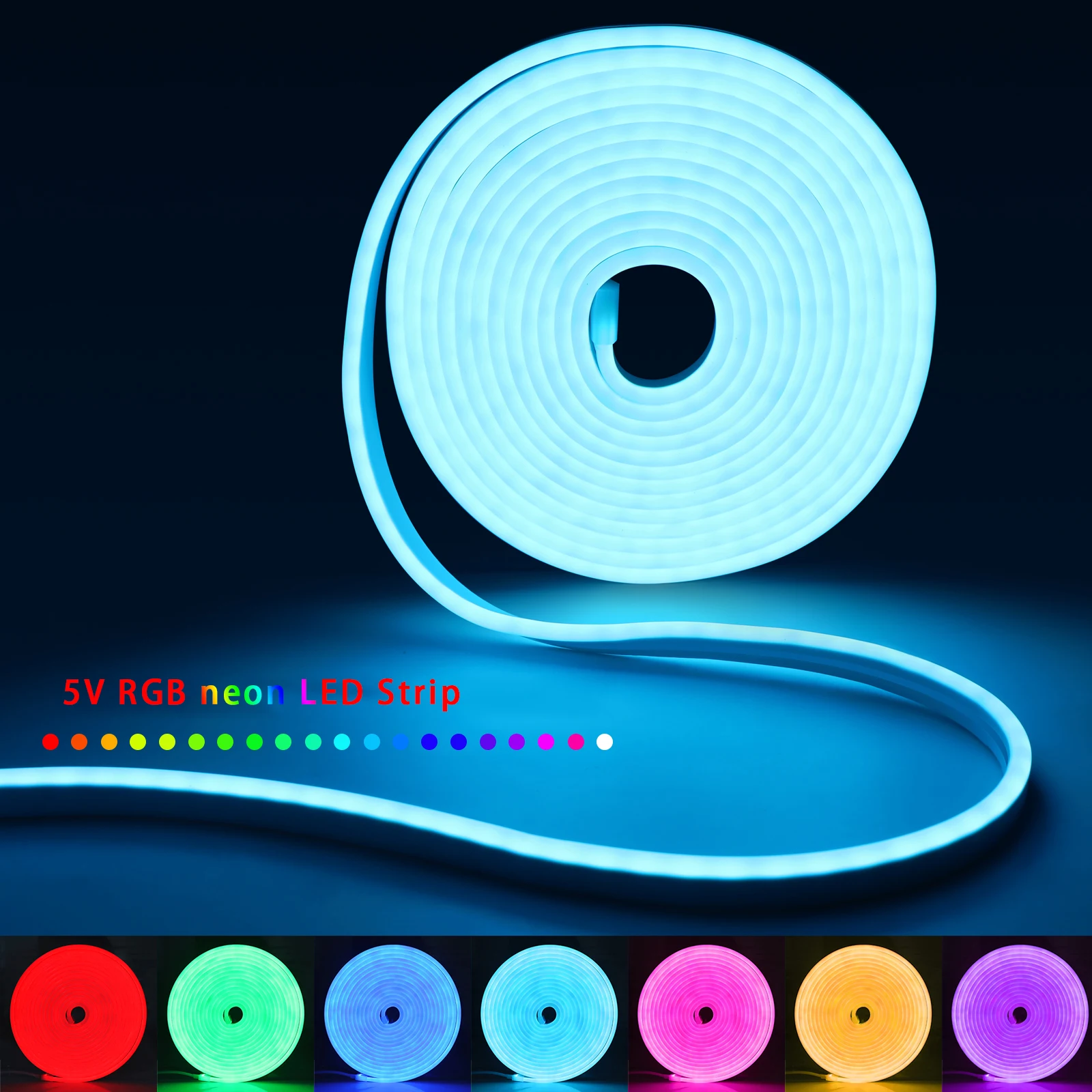 1-5 м RGB светодиодный неоновы – обзор и цена Home Decor Lamp