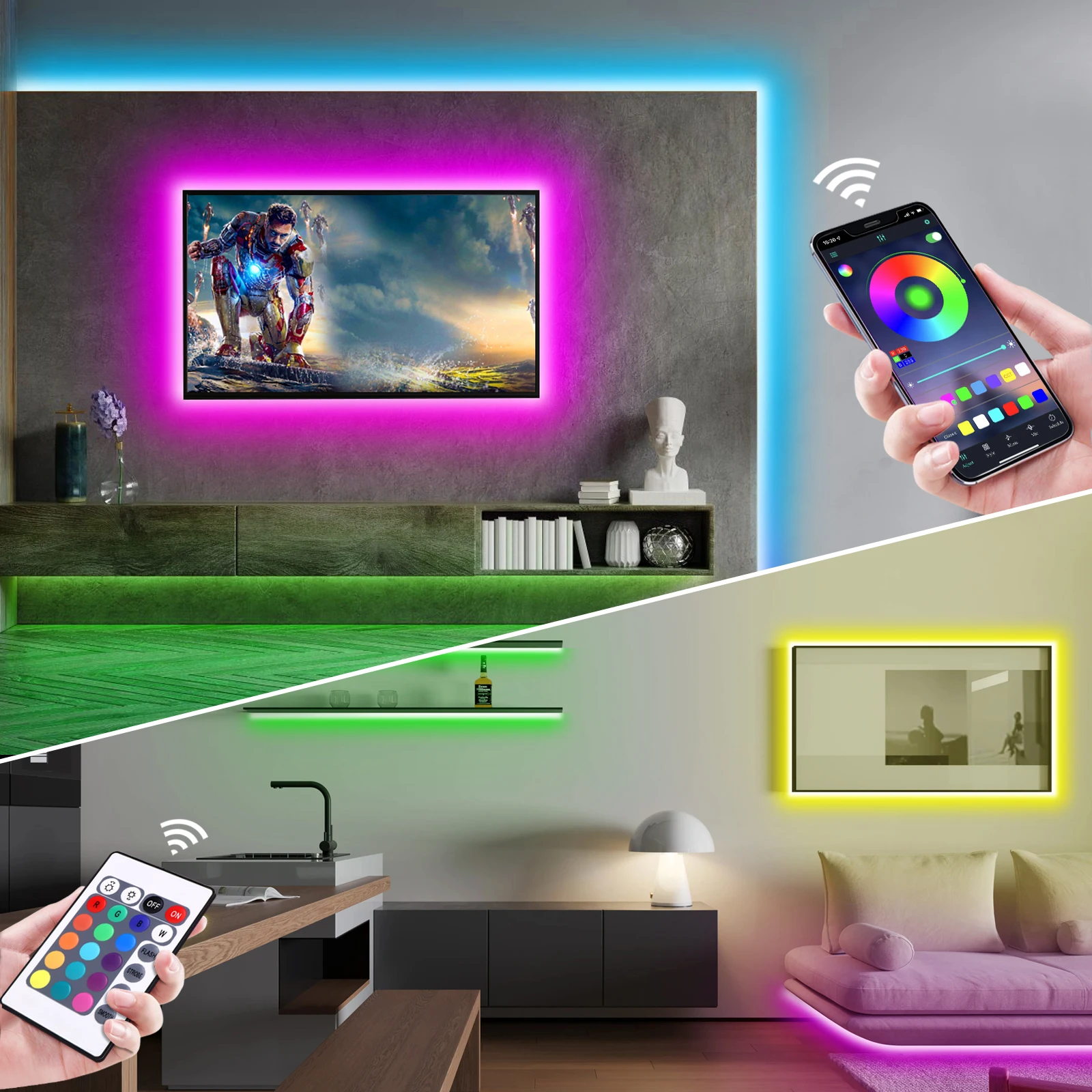 1-5 м RGB светодиодный неоновы – обзор и цена Home Decor Lamp